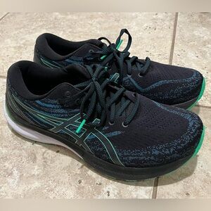 ASICS Men's Black Green Gel Kayano 29 Men’s Sz 11 Running Athletic Shoes WORN 3X